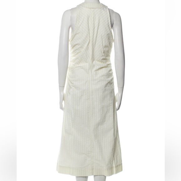 Ganni yellow midi dress - Picture 2 of 2